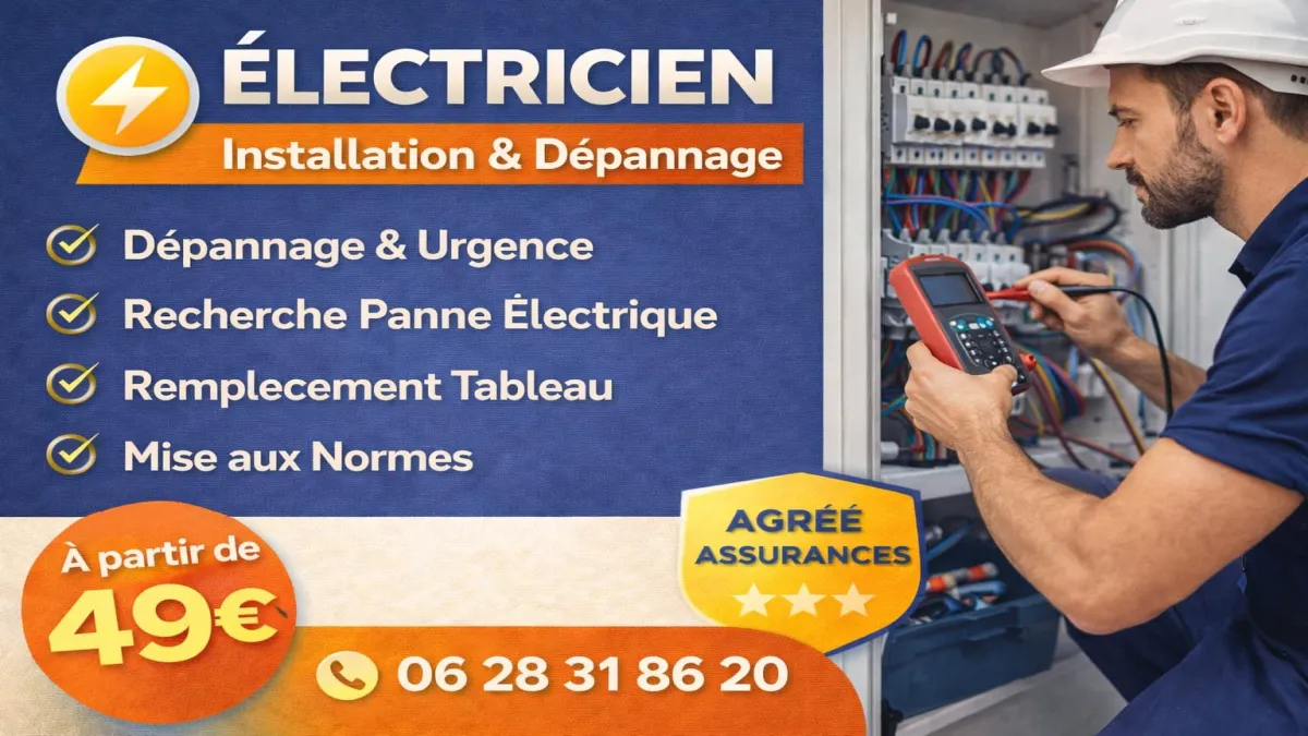 Électricien à Jouques pour installation, dépannage et mise aux normes électriques