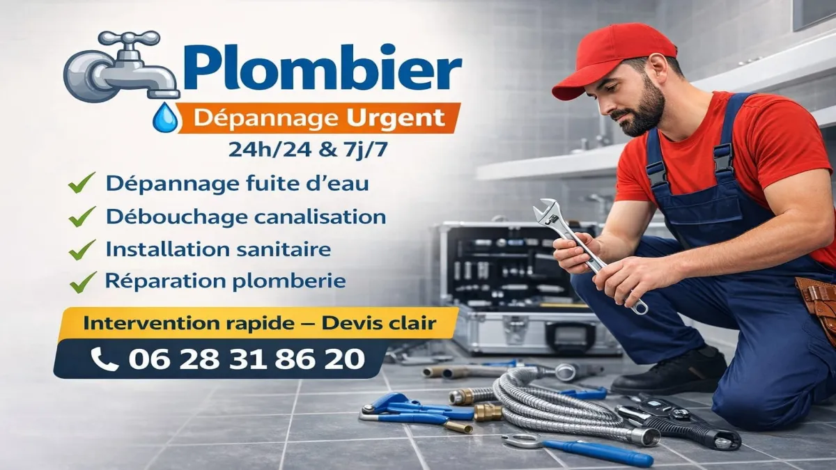 Plombier à Pélissanne pour dépannage plomberie, fuite d’eau et canalisation bouchée