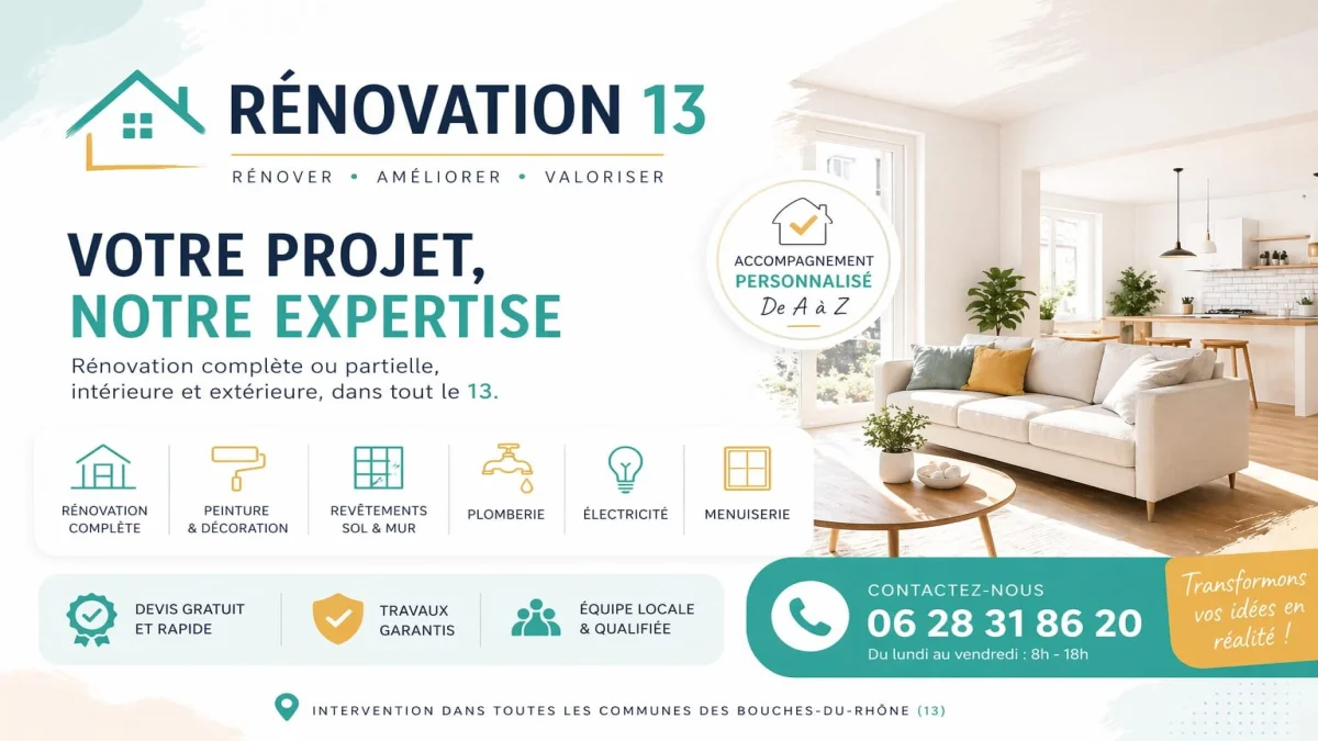 Rénovation maison à Saint-chamas travaux complets